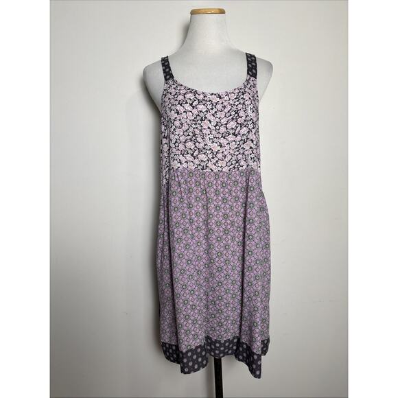 Simply Vera Vera Wang Cottage Floral Dress Size Medium Night Chemise Mini Dress - Picture 1 of 9